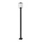 Z-Lite Sheridan 1 Light Outdoor Post Mounted Fixture, Black And Seedy 594PHMS-536P-BK - alternate 7